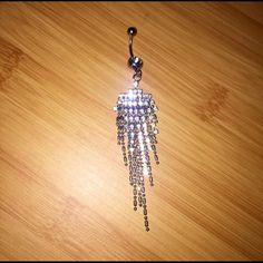 Brand New Never Used Rhinestone Dangling Belly Button Ring Belly Button Ring, Button Ring, Belly Ring, Ring Color, Belly Rings, Belly Button, Belly Button Rings, Women Jewelry, Brand New