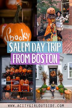 the salem day trip from boston includes pumpkins, jack - o'- lanterns and more