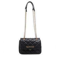 The ‘Ocarina’ Cross-Body Bag Is Part Of The New Season Collection Of Designer Handbags From Valentino Bags. This Compact Style Is Crafted From Premium Pu In A Classic Quilted Design With Polished Gold Tone Accents. The Secure Push Lock Front Flap Reveals The Main Compartment And Features Handy Inner Pockets. Carry By The Adjustable Strap On The Shoulder Or Across The Body. Signature Valentino Bags Branding Is Seen Throuhgout. Black Pu Gold Tone Hardware Quilted Design Push Lock Fastening Adjusta Valentino Bag Handbags, Luxury Brands Aesthetic, Bags Branding, Brands Aesthetic, Valentino Logo, Valentino Bag, Valentino Collection, Valentino Handbags, Quilted Shoulder Bag