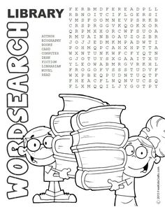 the word search is shown in this coloring page for children to learn how to use it