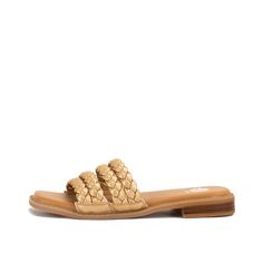 The beloved braid trend is reimagined in this multi-plaited slide sandal. The SANTAI sandals feature buttery braided straps, an ultra cushioned footbed, full squared toe shape, and a refreshing low heel. Toe: square Heel Height: 1 inch Platform Height: 0.5 inches Materials: faux leather Insole: Yellow Box Signature High Rebound EVA Outsole: rubber Braid Trends, Yellow Box Shoes, Most Comfortable Shoes, Fat Face, Braided Strap, Plaits, Low Heels, Slide Sandals, Black Sandals