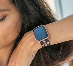 Women Apple Watch Band 40mm 41mm 44mm 45mm Black Leather Adjustable iWatch Bracelet 38mm 42mm Rose Gold Apple Watch Band Slim Straps Cuff Adjustable Modern Rose Gold Watch Bands, Modern Adjustable Rose Gold Watch Bands, Adjustable Watch Bands For Everyday Use, Leather Apple Watch Band As A Gift, Modern Rose Gold Watch Bands For Everyday Use, Adjustable Rose Gold Apple Watch Band For Everyday, Adjustable Rose Gold Apple Watch Band With Leather Strap, Adjustable Rose Gold Leather Strap For Apple Watch, Adjustable Rose Gold Leather Strap Apple Watch Band