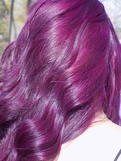 Bright Magenta Hair, Purple Magenta Hair, Berry Pink Hair, Purple Red Hair, Purple Hair Dye, Magenta Hair Colors, Magenta Hair