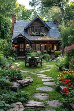 Create Pin, Fairytale House, Log Cabin Rustic, Forest Cottage, Cottagecore Home, Fairytale Cottage, Dream Life House, Cottage Style Homes, Dream Cottage