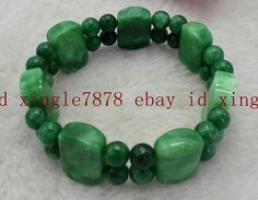 100% Natural Green Jade Jadeite Rectangle Gemstone Elasticity Bracelet 7.5'' AAA Style : Bracelet Size : mm Quantity: 1 pcs length: 7.5 inches Color: -- Clasp: -- Condition: New If you want to buy more , please contact us . Thanks ! &&&&: Sale the items does not include box.   Payment We accept Paypal, and credit card via paypal.com only. All payments are expected within 5 days after the last winning auction is closed. All unpaid auction will be forfeited. Packages are shipped within 2 days of a Rectangular Green Jade Jewelry, Green Rectangular Jade Jewelry, Green Rectangular Jewelry With Natural Stones, Rectangular Green Jewelry With Natural Stones, Rectangular Green Natural Stone Jewelry, Green Rectangular Natural Stone Jewelry, Green Rectangular Spiritual Jewelry, Spiritual Green Rectangular Jewelry, Elegant Green Rectangular Bracelet