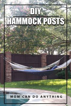 a hammock postcard with the words mom can't do anything on it