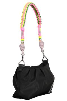 Elevate your accessory game with this sleek and versatile Desigual handbag. Crafted from durable 100% polyester, it features a removable handle and an adjustable strap, giving you the freedom to wear it your way. The contrasting details add a touch of flair, while the zip closure keeps your essentials secure. Finished with the iconic Desigual logo, this black beauty is the epitome of chic functionality. Material: 100% Polyester Country of origin: CN Color: Black Cerruti 1881, Mens Keychains, Logo Placement, Mens Travel Bag, Women Handbag, Backpack Travel Bag, Black Handbags, Mens Belts, Satchel Bags