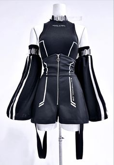 Cyberpunk Fashion, Dress Design Sketches, Futuristic Fashion, Fashion Inspiration Design, Mode Inspo, Really Cute Outfits, Kawaii Clothes, Cosplay Outfits