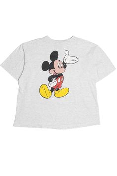 Size: Large Color: Gray Material: Cotton Decade: 1990s (estimated) Length: 24.5" Chest Width: 22.5" Vintage Condition Notes: - Item is generally in good condition. Like all vintage clothing, it shows some signs of wear.   Brand: Mickey Unlimited Disney Tshirts, Vintage Disney, Vintage Tshirts, Vintage Clothing, Clothing Items, Vintage Outfits, Pet Supplies, Bathing Beauties, Purses And Bags