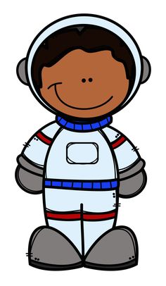 an astronaut is standing with his hands in his pockets