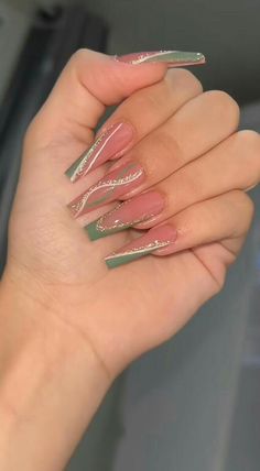 Exotic Nails, Ballerina Nails, Nails Desing, Fire Nails, Pretty Acrylic Nails, Fancy Nails, My Nails