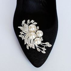 Bridal+Shoe+Clips+Pearl+Crystal+Rhinestone+Shoe+Clips+by+LXdesigns,+$39.00 Orange Wedding Shoes, Shoe Clips Wedding, Rhinestone Wedding Shoes, Bridal Shoe, Pearl Shoes, Magnetic Necklace, White Wedding Shoes, Flower Shoes, Rhinestone Shoes