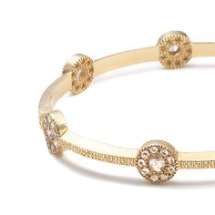 Eternity Opera Bangle Bracelet Set in 20K Yellow Gold with Diamonds. 2.15cts diamonds 20K yellow gold Diamond Bangle Bracelet, Ancient Roman Glass, Bangle Bracelet Set, Diamond Bangles Bracelet, Sterling Silver Rings Bands, Bezel Set Diamond, Hoop Earring Sets, Diamond Bangle, Silver Band Ring