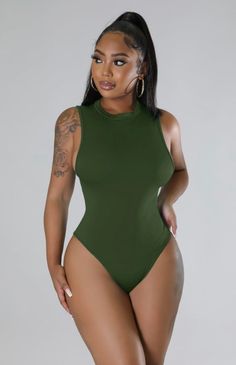 Sleeveless bodysuits. Sleeveless Bodysuit For Night Out In Summer, Sleeveless Bodysuit For Summer Night Out, Summer Sleeveless Bodysuit For Night Out, Trendy Sleeveless Bodysuit For Night Out, Sleeveless Stretch Bodysuit For Night Out, Green Fitted Sleeveless Bodysuit, Fitted Sleeveless Green Bodysuit, Stretch Sleeveless Bodysuit For Night Out, Casual High Stretch One-piece Bodysuit