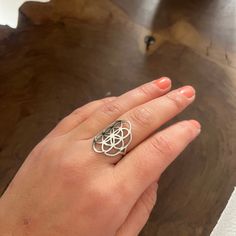 Flower of Life Ring, Lotus Ring, Flower of Life Jewelry, Yoga Meditation Ring, Sacred Geometry Ring, Seed of Life Ring, Spiritual Rings, Modern Ring, Valentine's Day Gift ,mother's day gift Meet our stunning Flower of Life Ring, a true example of elegance and spirituality. Crafted with great attention to detail, this ring bears the sacred symbol of the Flower of Life, a powerful geometric pattern with deep spiritual significance. The ring is carefully handcrafted using high quality materials tha Spiritual Rings, Lotus Ring, Ring Bear, Life Ring, Life Jewelry, Meditation Ring, Seed Of Life, Ring Flower, Sacred Symbols