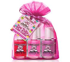 This premium, water-based formula dries to a hard finish and doesn't wash or peel off. These nail polishes come in six bright colors that "Take the Cake"! From Piggy Paint.  Includes: Kids Nail Polish, Paint Nail, Water Based Nail Polish, Best Nail Polish, Nails For Kids, Dry Nails, Take The Cake, Nail Polish Sets, Nail Polishes