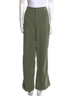 Reformation Wide Leg PantsGreenHigh-RiseZip & Button ClosureFit:Pants by Reformation typically fit true to size. Leg Pants, Wide Leg Pants, Wide Leg, Organic Cotton, Clothes For Women, Pants, Clothes, Trousers