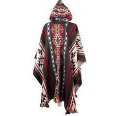 Stay cozy and fashionable this season with our fall apparel, perfect for layering over any outfit. Don't miss out on the must-have item of the season - the alpaca poncho! - Very soft and warm- Large and long perfect for the coldest wintertime- Lightweight cape- Comfortable shawl- With fringes and geometric patterns - Made of alpaca wool and acrylicMeasurements: Length from shoulder to bottom: 39 inches + 1 inch fringesWidth from left to right: 48 inchesCare instructions:- Hand wash in cold water Casual Alpaca Poncho For Fall, Cozy Alpaca Cape For Winter, Cozy Alpaca Poncho For Winter, Casual Alpaca Poncho For Winter, Winter Alpaca Poncho Cape, Winter Alpaca Cape Poncho, Oversized Alpaca Poncho For Winter, Cozy Winter Cape Poncho, Red Bohemian Poncho For Winter