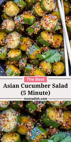 Asian Cucumber Recipe, Spicy Cucumber Salad, Marinated Cucumbers, Asian Cucumber Salad, Cucumber Recipes Salad, Cucumber Recipes, Cucumber Salad, Orzo