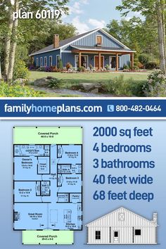 the floor plan for this house is very large and has three bedroom, two bathrooms