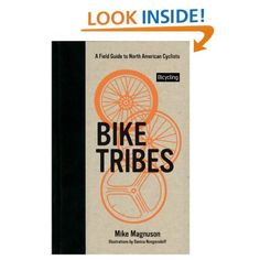 a book cover with an orange bike tire on the front and black lettering that reads bike tribe