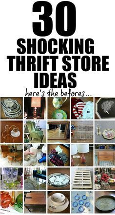 the cover of 30 stocking thrift store ideas