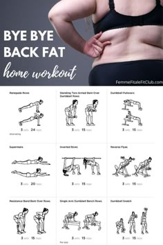 Bra Fat Workout, Chest And Back Workout, Chest Workout Women, Back And Shoulder Workout, Fat Workout