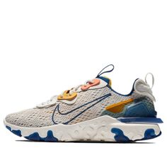 Nike React Vision Light Orewood Brown Marathon Running Shoes/Sneakers Nike React Vision, Cheap Running Shoes, Men's Sportswear, Nike Models, Marathon Running Shoes, Nike React, Marathon Running, Low Top Sneakers, Running Shoes Sneakers