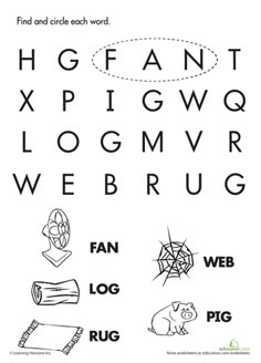 the printable alphabet worksheet for kids to learn how to spell and write