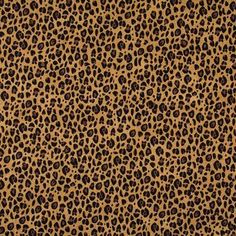 a brown and black animal print fabric