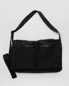 Large Cargo Crossbody : Black - Baggu Baggu Bags, Duck Bag, Hair Necklace, Back Bag, Knit Wrap, Back Jewelry, Vintage Pieces, Perfect Bag, Stay Organized