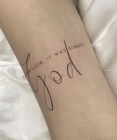 a woman's leg with the word hope written on it and an arrow in cursive writing