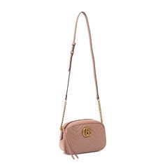 100% calf leather - Fully lined - Adjustable shoulder strap - Top zip closure - Gold-tone GG logo detail - Lenght 24 cm - Height 13 cm - Width 7 cm Gucci Leather Shoulder Bag With Zipper Closure, Formal Gucci Shoulder Bag With Zipper Closure, Chic Gucci Shoulder Bag With Metal Logo, Elegant Gucci Bag With Metal Logo, Gucci Bag With Metal Logo For Everyday Use, Luxury Gucci Bags With Metal Logo, G Embroidery, Kurt Geiger Heels, Chloe Purses