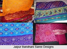 four different types of saree designs