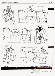 the instructions for how to make a jacket