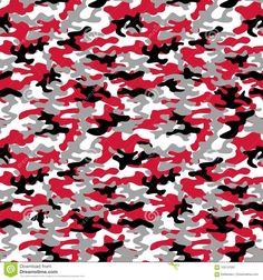 a red and gray camo pattern is shown