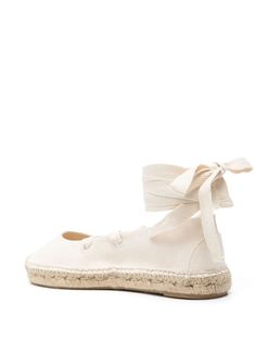 Polo Ralph Lauren lace-up Flat Espadrilles - Farfetch Polo Ralph Lauren Shoes, White Espadrilles, Blue Espadrilles, Ralph Lauren Shoes, Leather Espadrilles, Iconic Bags, Southern Belle, Summer Beach Wear, Flat Espadrilles