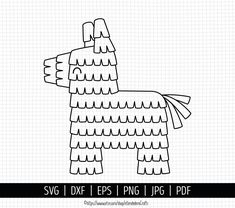 an image of a dog made out of paper with the words svg dxf eps