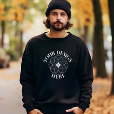 Sweater Mockup, Mens Model, Digital Mockup, Sweatshirt Mockup, Fall Sweatshirt, Your Design, Social Media Platforms, Budget Friendly, Mens Sweatshirts