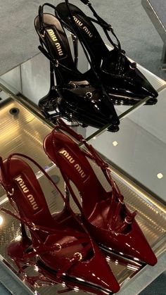 Miu Miu Heels, Pretty Heels, Fashion Shoes Heels, Chique Outfits, Girly Shoes