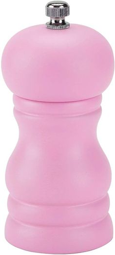 sourcing map Salt and Grinder 4.5 Inch Wooden Mills Shakers with Adjustable Coarseness for Seasoning Meal Prep Cooking Dining Pink : Amazon.co.uk: Home & Kitchen Pink Amazon, Fresh Spices, Pink Brand, Home Kitchen, Meal Prep, Salt, Cottage