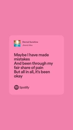 spotify lyrics pink Jhene Aiko Spotify Lyrics, Jhene Aiko Song Lyrics, Jhene Aiko Spotify, Pink Lyrics Spotify, Pink Lyrics, Self Motivation Quotes