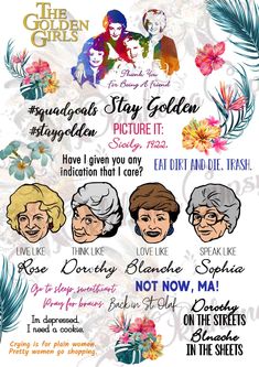 Golden Girls Tumbler, Golden Girls Quotes, Waterslide Paper, Girls Tumbler, Taylor Swift Funny, Golden Girl