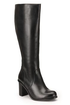 Black long boots with round toe detailing. - Aza Fashions Black Leather Round Toe Boots, Black Leather Knee-high Boots With Round Toe, Modern Black Knee-high Boots With Round Toe, Leather Knee-high Boots With Rivets And Round Toe, Black Long Boots, Classic Black Ankle-high Moto Boots, Long Black Boots, Diana Penty, Kiara Advani