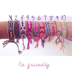 Friendship bracelets | Woven bracelet | Valentine's gift | Boho jewelry | Boho bracelets | Braided bracelet | Handwoven bracelet | Bracelets Friendship bracelets are fun to make and fun to wear !! Match bracelets with your best friend to symbolized your friendship. We think they are so adorable. Material : 100% cotton Width : 1' Long : 6' Adjustable More friendship bracelets : https://www.etsy.com/iuaccessories/listing/591727923/friendship-bracelets-woven-bracelet?utm_source=Copy&utm_medium= Handmade Friendship Bracelets For Festivals As Gift, Bohemian Adjustable Chain Bangle Bracelet, Bohemian Festival Bracelets With Jubilee Detail, Adjustable Bohemian Bangle Chain Bracelet, Trendy Band Bracelets As Gifts, Gold Friendship Bracelets For Festivals, Spiritual Friendship Bangle Bracelets, Handmade Jewelry For Friendship Festivals, Handmade Bohemian Bangle Chain Bracelet