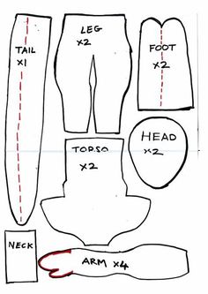 paper doll clothes with measurements and instructions to make them look like they are wearing pants