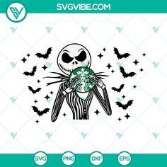 an image of a skeleton holding the world in his hands with bats around it and stars surrounding