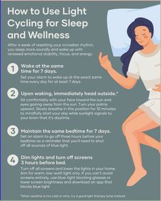 Reset your sleep cycle and improve your overall well-being with light cycling! ☀️ This practice uses natural sunlight to regulate your circadian rhythm, which is your body’s internal clock. By following these steps for a week, you can: 👉Sleep more soundly 👉Wake up feeling more refreshed 👉Improve focus and energy levels Here’s how to get started: 👉Wake up at the same time each day for 7 days. 👉Upon waking, immediately go outside and gaze at the sunlight for 10 minutes. 👉Set a bedtime and sti... Reset Circadian Rhythm, Circadian Clock, Hourglass Workout, Throbbing Headache, Body Reset, Heavy Metal Detox, Body Clock, Skin Diet, Restorative Sleep