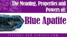 Apatite Meaning, Blue Apatite Crystal, Sanskrit Words, Abc Order, Life Force Energy, Blue Apatite, Crystal Collection, Healing Crystals