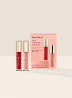 Feel-good lip gloss in more ways than one: This limited-edition duo of ultra-shiny balms cushions lips with soft, nourishing color, while 100% of sales go to the Rare Impact Fund to expand access to mental health resources for young people globally. Glossy Lip Balm, Burr Basket, Glossier Lip Balm, Rare Beauty By Selena Gomez, Beach Wall Collage, Leo Zodiac Facts, Best Lip Gloss, Bare Lip, Lipstick Collection